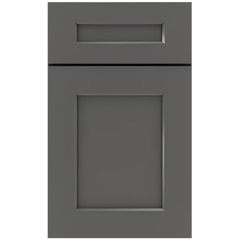 Dark grey shaker door panel