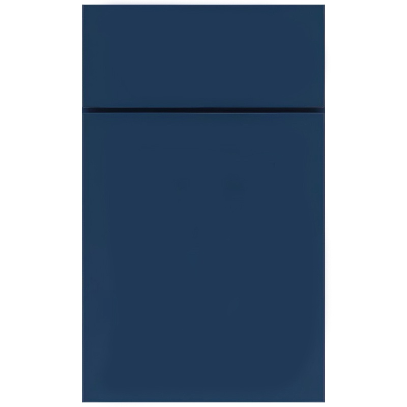 European Navy Blue Flat Kitchen Pantry Cabinet