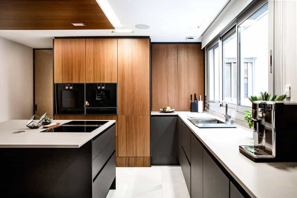 wooden kitchen cabinets