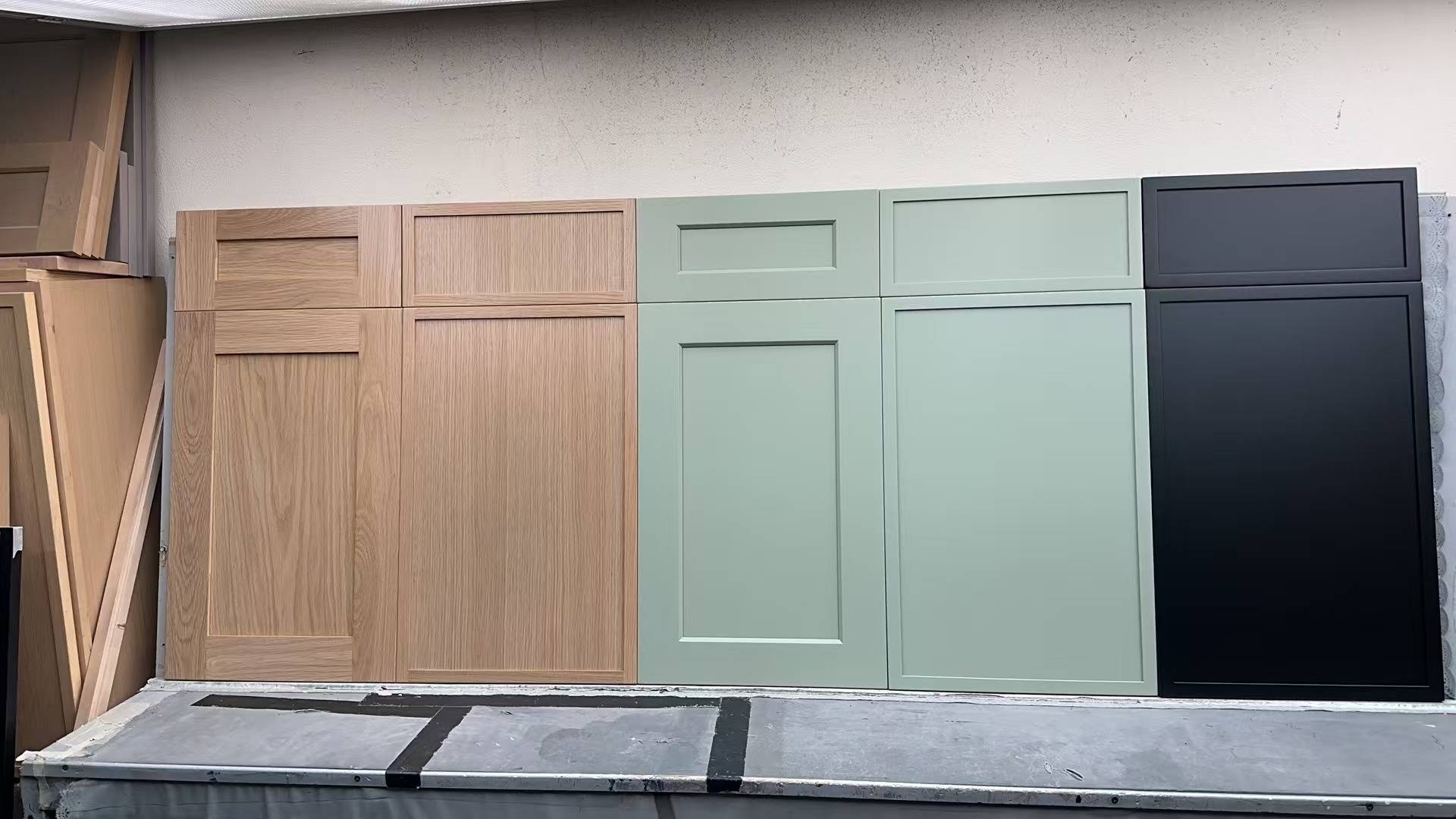 Shaker door panel